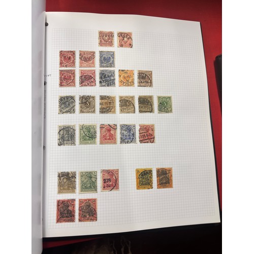 248 - STAMP ALBUM OF GERMAN STAMPS & EPHEMERA