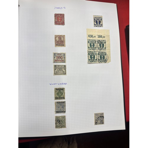 248 - STAMP ALBUM OF GERMAN STAMPS & EPHEMERA