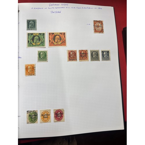 248 - STAMP ALBUM OF GERMAN STAMPS & EPHEMERA