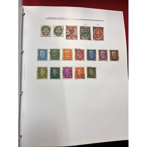 248 - STAMP ALBUM OF GERMAN STAMPS & EPHEMERA