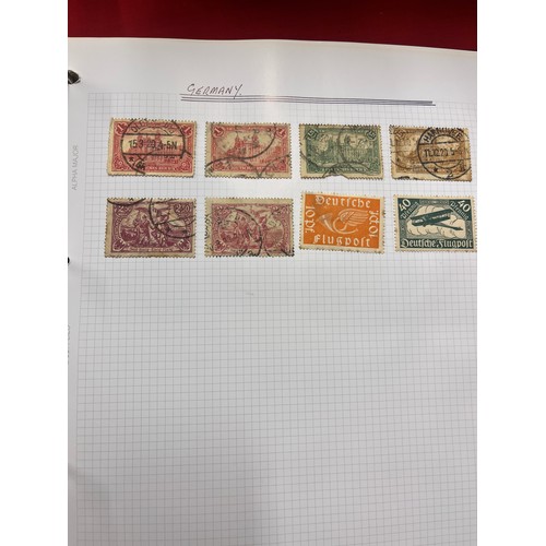 248 - STAMP ALBUM OF GERMAN STAMPS & EPHEMERA