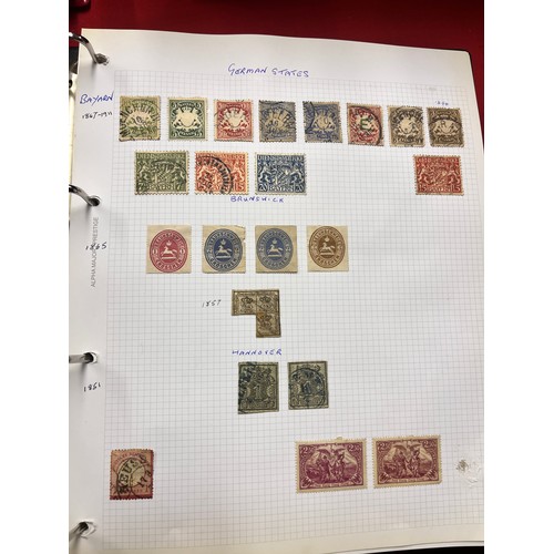 248 - STAMP ALBUM OF GERMAN STAMPS & EPHEMERA