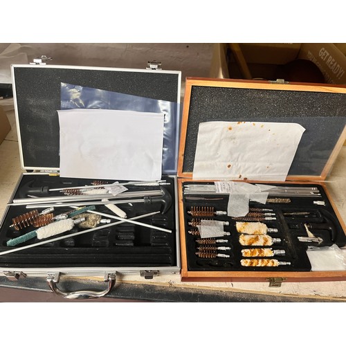 266 - 2 CASED GUN CLEANING KITS