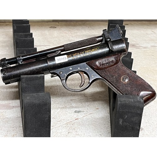 284 - WEBLEY & SCOTT THE WEBLEY PREMIER .22 AIR PISTOL