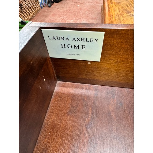 13 - LAURA ASHLEY BRASS HANDLE BEDSIDE CABINET