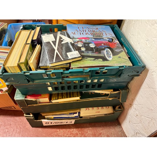 39 - 3 BOXES OF HARDBACK BOOKS