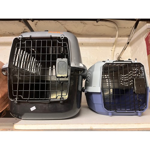 121 - 2 SMALL PET CARRIERS