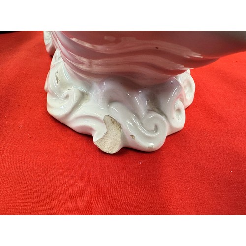 213 - ITALIAN PORCELAIN CHERUB PLANTER