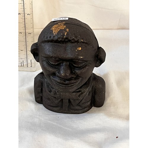 261 - CAST IRON MONEY BANK