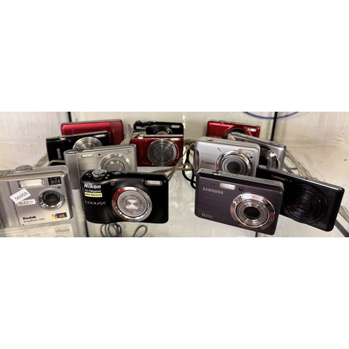 237 - 12 DIGITAL CAMERAS (A/F)