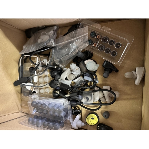 332 - BOX OF EARBUDS & ACCESSORIES(A/F)