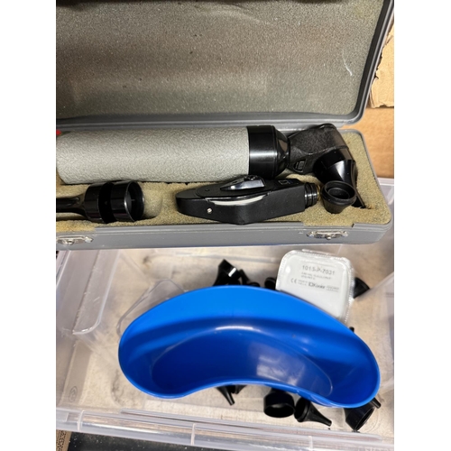 69 - CASED MEDICAL EAR SCOPE & ACCESSORIES