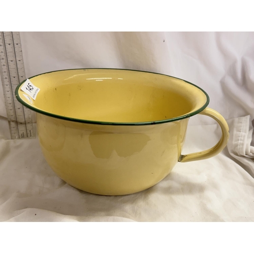 145 - VINTAGE ENAMEL POTTY