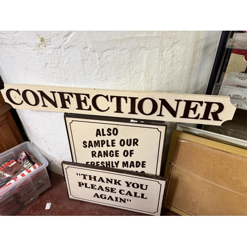 33 - 4 BAKER'S/CONFECTIONER'S SIGNS