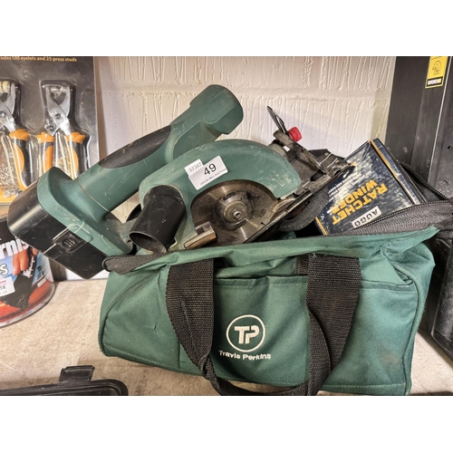 49 - 16V CORDLESS CIRCULAR SAW & BAG