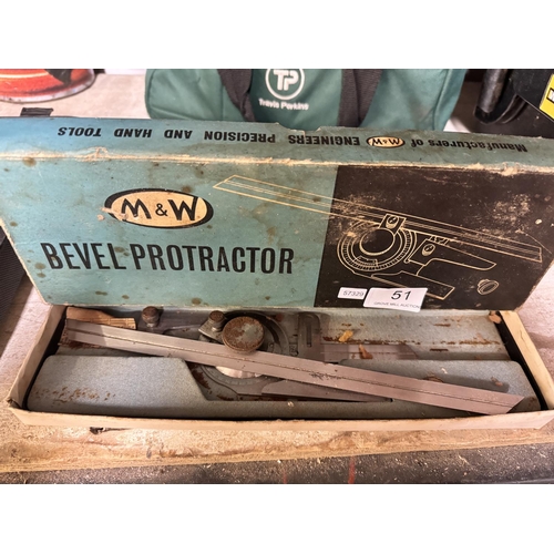 51 - VINTAGE BOXED PROTRACTOR SET