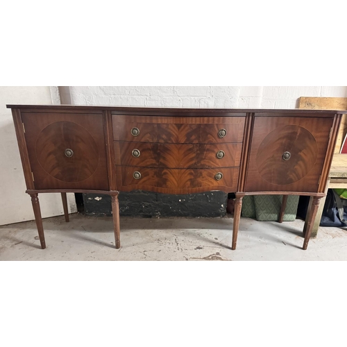 15 - VINTAGE CUPBOARD & DRAWER SIDEBOARD