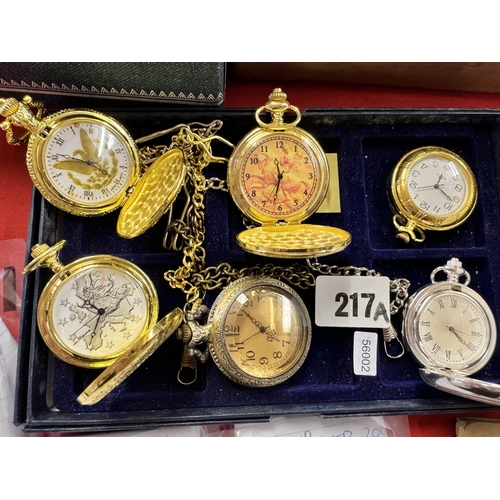 217A - 6 POCKET WATCHES