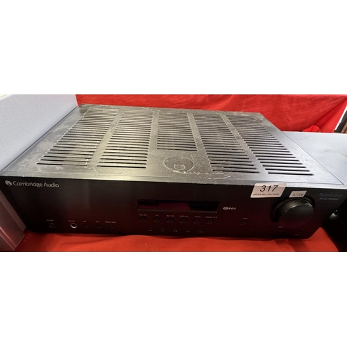 317 - CAMBRIDGE AUDIO TOPAZ SR10 STEREO RECEIVER(A/F)