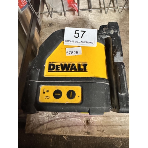 57 - DEWALT LASER LEVEL(A/F)