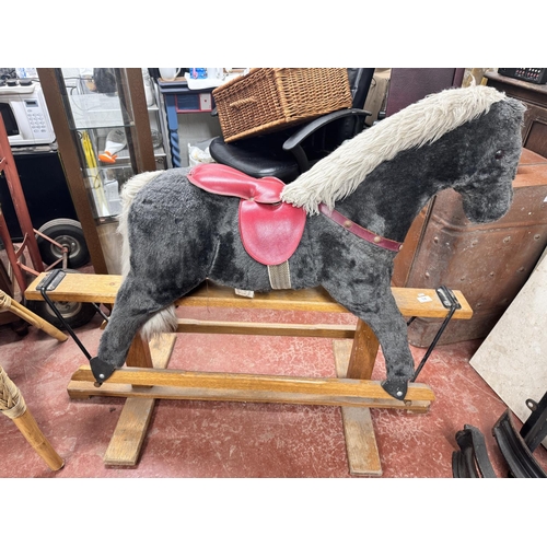 14 - VINTAGE PEGASUS ROCKING HORSE