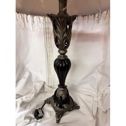 168 - TALL TABLE LAMP & SHADE