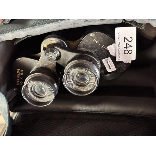 248 - CASED MIRANDA 10X50 BINOCULARS