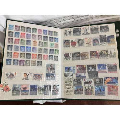 262 - ALBUM OF WORLD & COMMONWEALTH STAMPS & 2 STOCK BOOKS OF VICTORIA TO ELIZABETH 2 STAMPS(RESERVED AT £... 