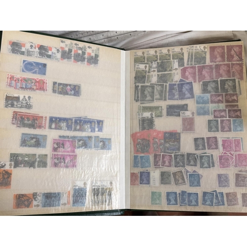 262 - ALBUM OF WORLD & COMMONWEALTH STAMPS & 2 STOCK BOOKS OF VICTORIA TO ELIZABETH 2 STAMPS(RESERVED AT £... 