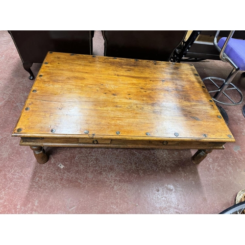 32A - LARGE MEXICAN PINE COFFEE TABLE