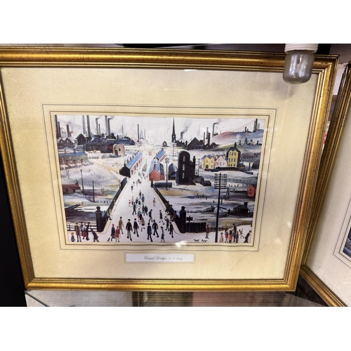 49 - 2 SMALL FRAMED LOWRY PRINTS