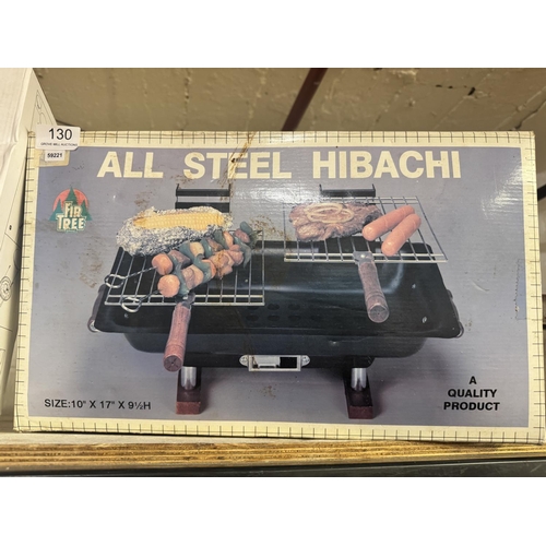 130 - BOXED HIBACHI BBQ