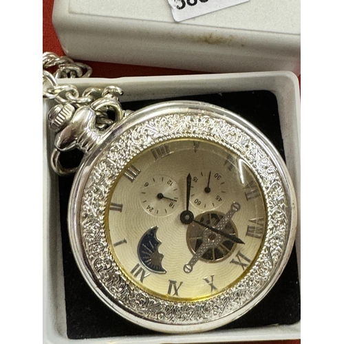 214 - CASED COSTUME POCKET WATCH