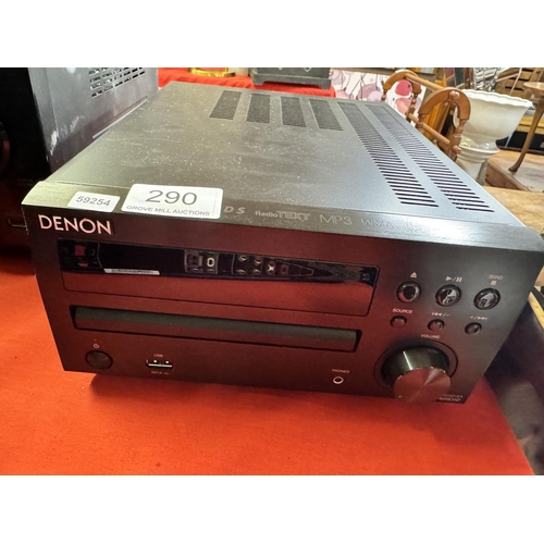 290 - DENON RCD-M39 DAB CD RECEIVER (A/F)