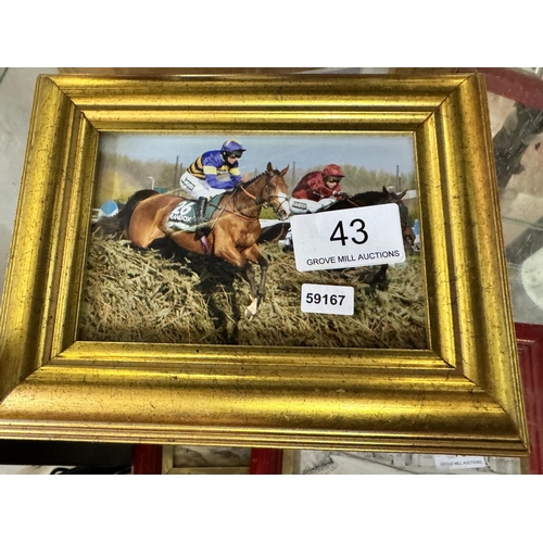 43 - SMALL FRAMED 2023 GRAND NATIONAL WINNER PHOTO PRINT