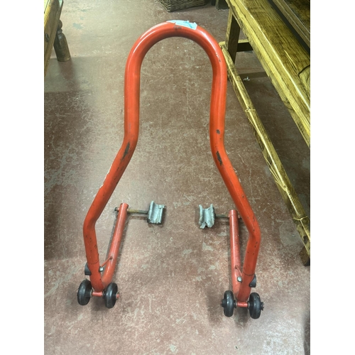 8A - MOTORCYCLE STAND