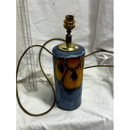 145 - VINTAGE POOLE POTTERY LAMP BASE(RESERVED AT £25 W/O)