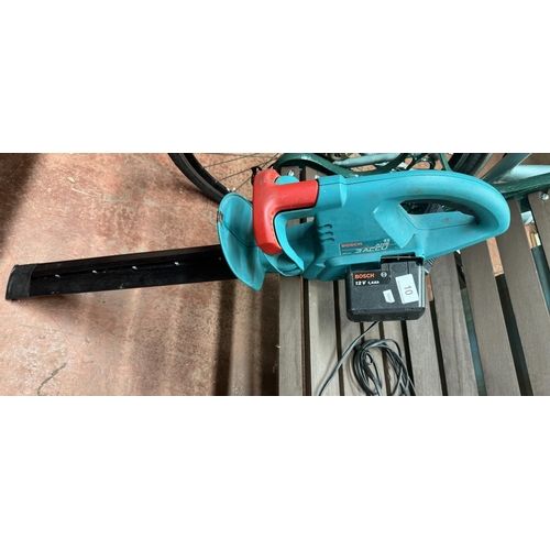 10 - BOSCH HEDGE TRIMMER WITH CHARGER(W/O)