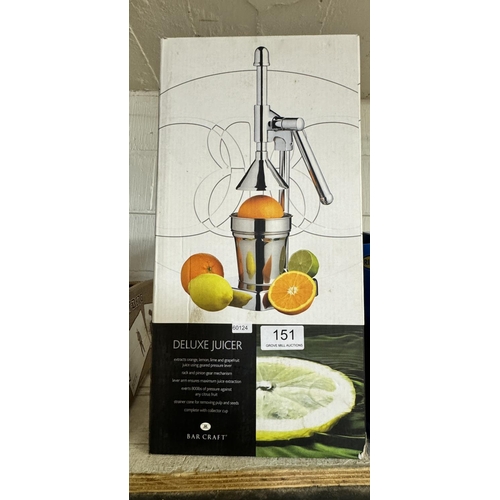 151 - BOXED DELUXE JUICER