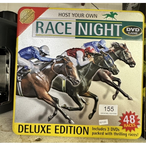 155 - RACENIGHT DE LUXE EDITION HORSE RACING GAME- UNUSED