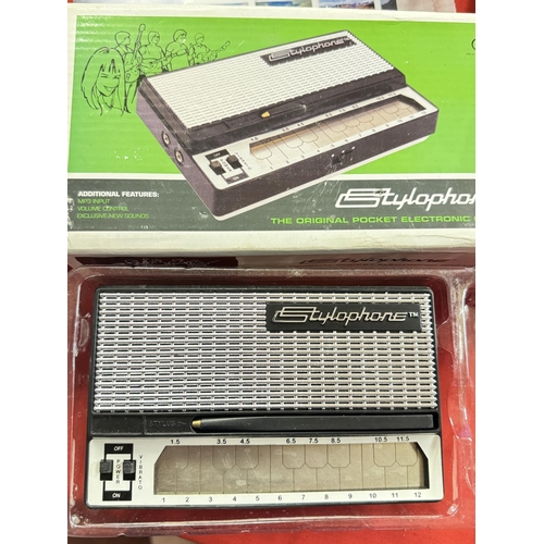 242 - VINTAGE BOXED STYLOPHONE (GWO)