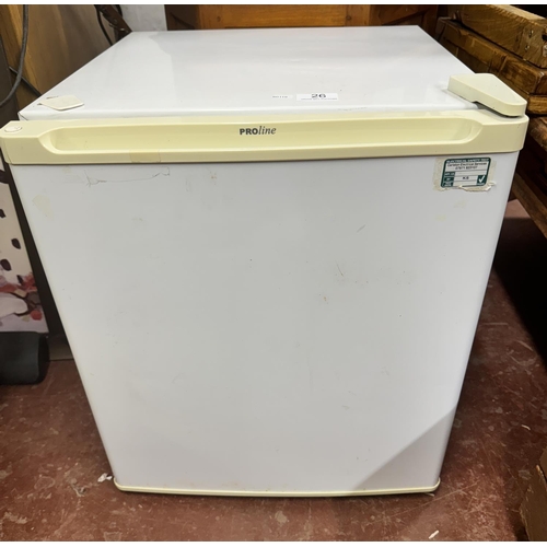 26 - PROLINE MINI FRIDGE FREEZER(GWO)