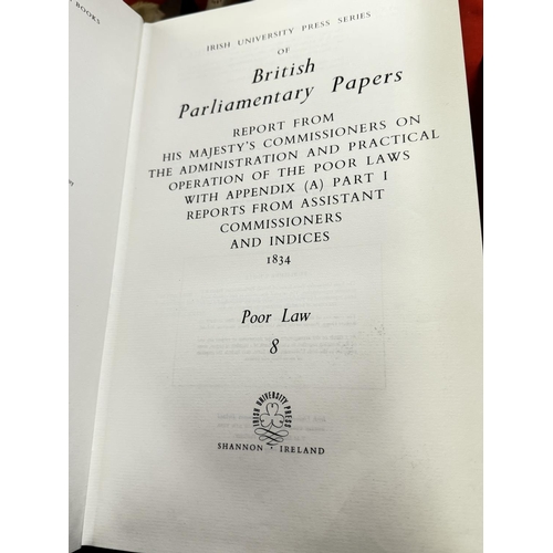 262 - IRISH UNIVERSITY PRESS SERIES OF BRITISH PARLIAMENTARY PAPERS 1834-'POOR LAW 8'