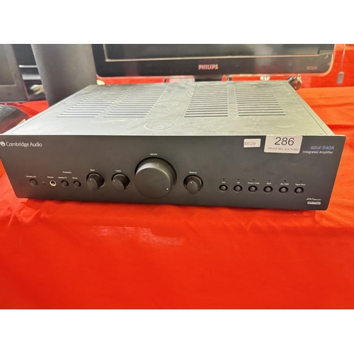 286 - CAMBRIDGE AUDIO AZUR 540A INTEGRATED AMPLIFIER (A/F)