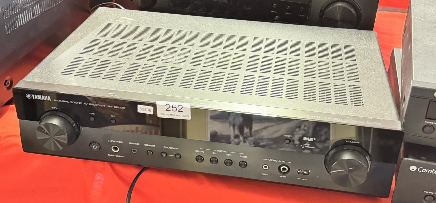 YAMAHA RX-S6000 NATURAL SOUND AV RECEIVER (A/F)