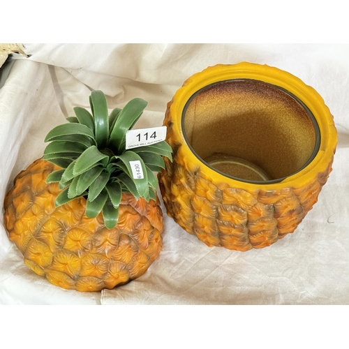 114 - RETRO 'PINEAPPLE' ICE BUCKET