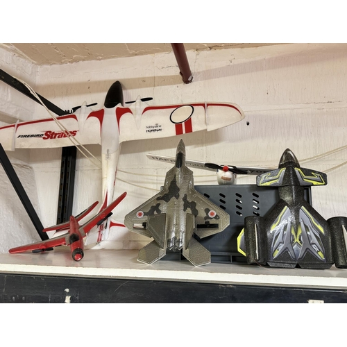 25 - COLLECTION OF REMOTE CONTROL AEROPLANES INCL 82