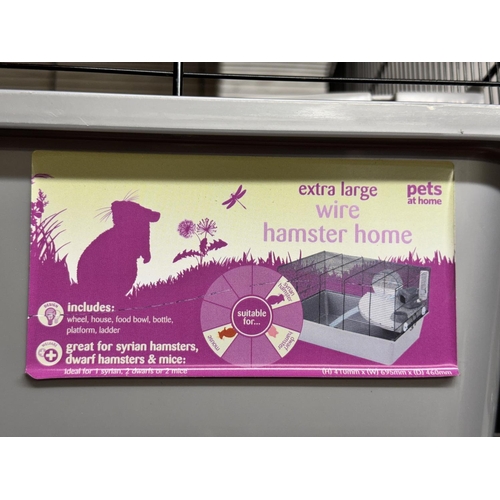 38 - HAMSTER CAGE WITH ACCESSORIES