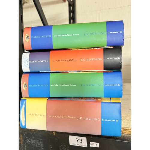 73 - 4 HARRY POTTER 1st EDITION HARDBACKS