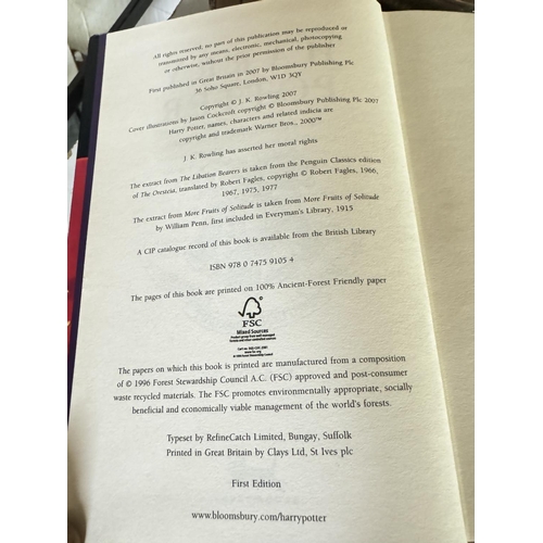 73 - 4 HARRY POTTER 1st EDITION HARDBACKS